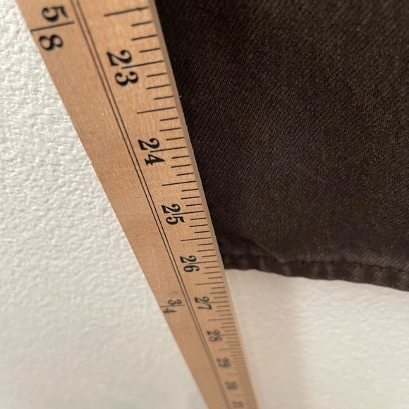 Good American Good 90’s Duster Straight Jeans In Coffee 001 Color Size 2/26 - Picture 8 of 10